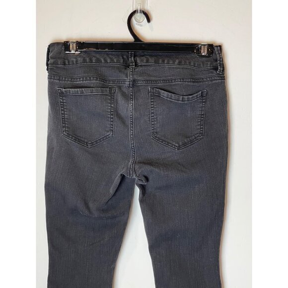 Torrid Denim Black Mid Rise Skinny Leg Cropped Jeans Size‎ 12 - Picture 7 of 10